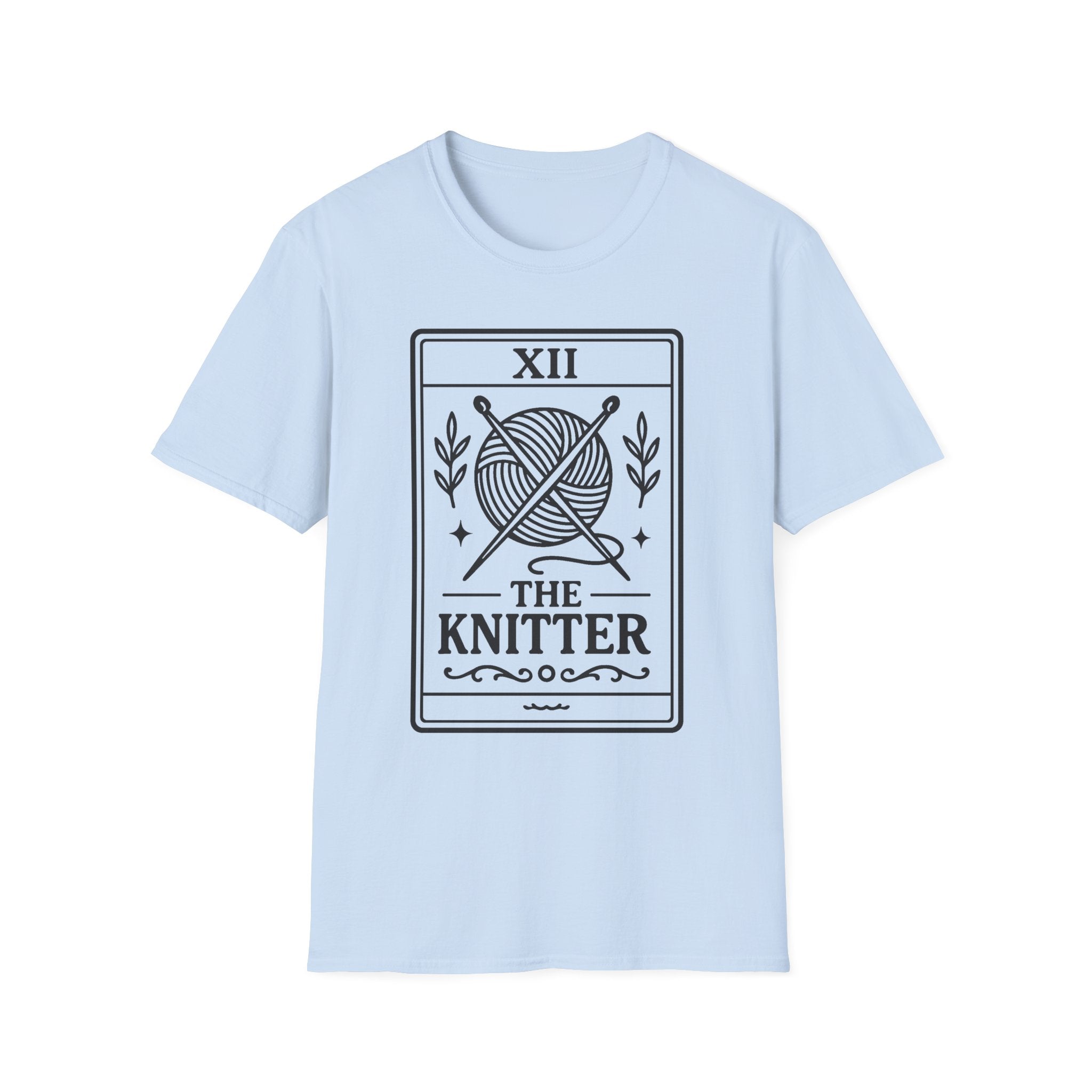 Knitter Shirt Tarot Card, Knitting Gift, Yarn Lover Shirt, Knitting Lover Tee, Knit Gift Idea, Craft Shirt, Knitter Aesthetic