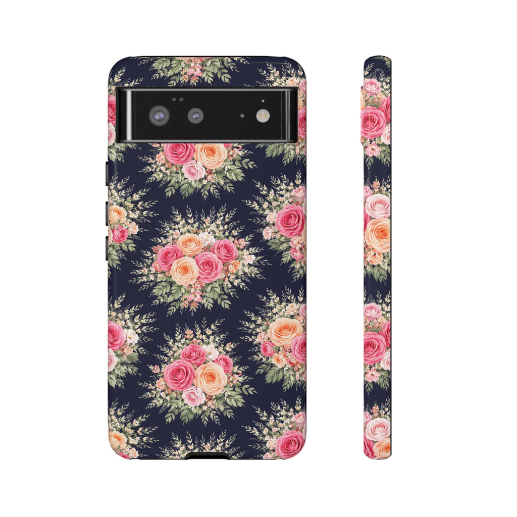 Vintage Rose Bouquet Phone Case | Floral iPhone Cover