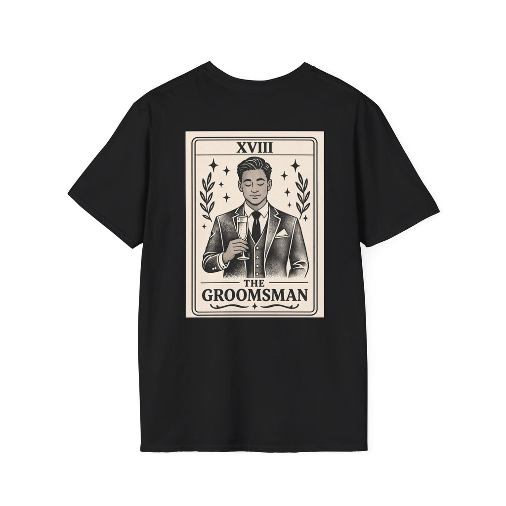 The Groomsman T-Shirt | Tarot Card Groom Illustration
