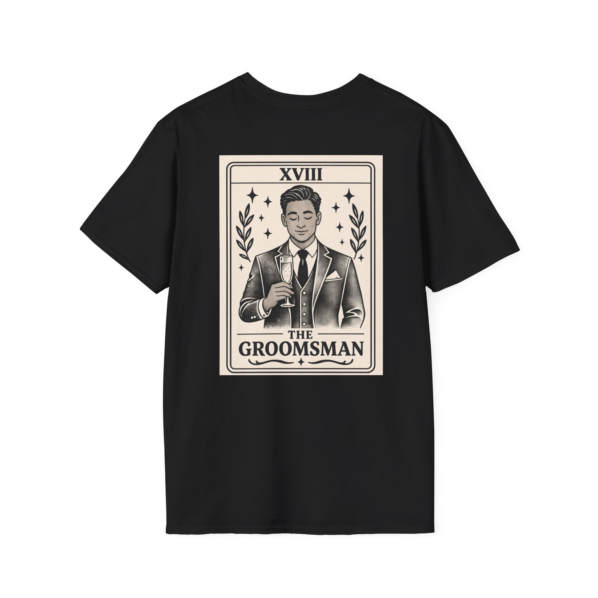 The Groomsman T-Shirt | Tarot Card Groom Illustration