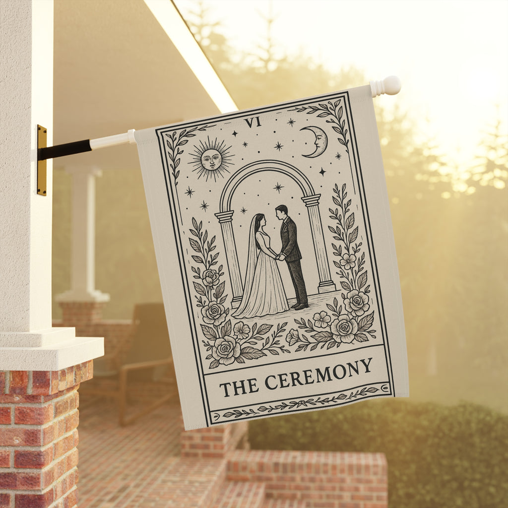Tarot Style 'The Ceremony' Garden Flag | House Banner