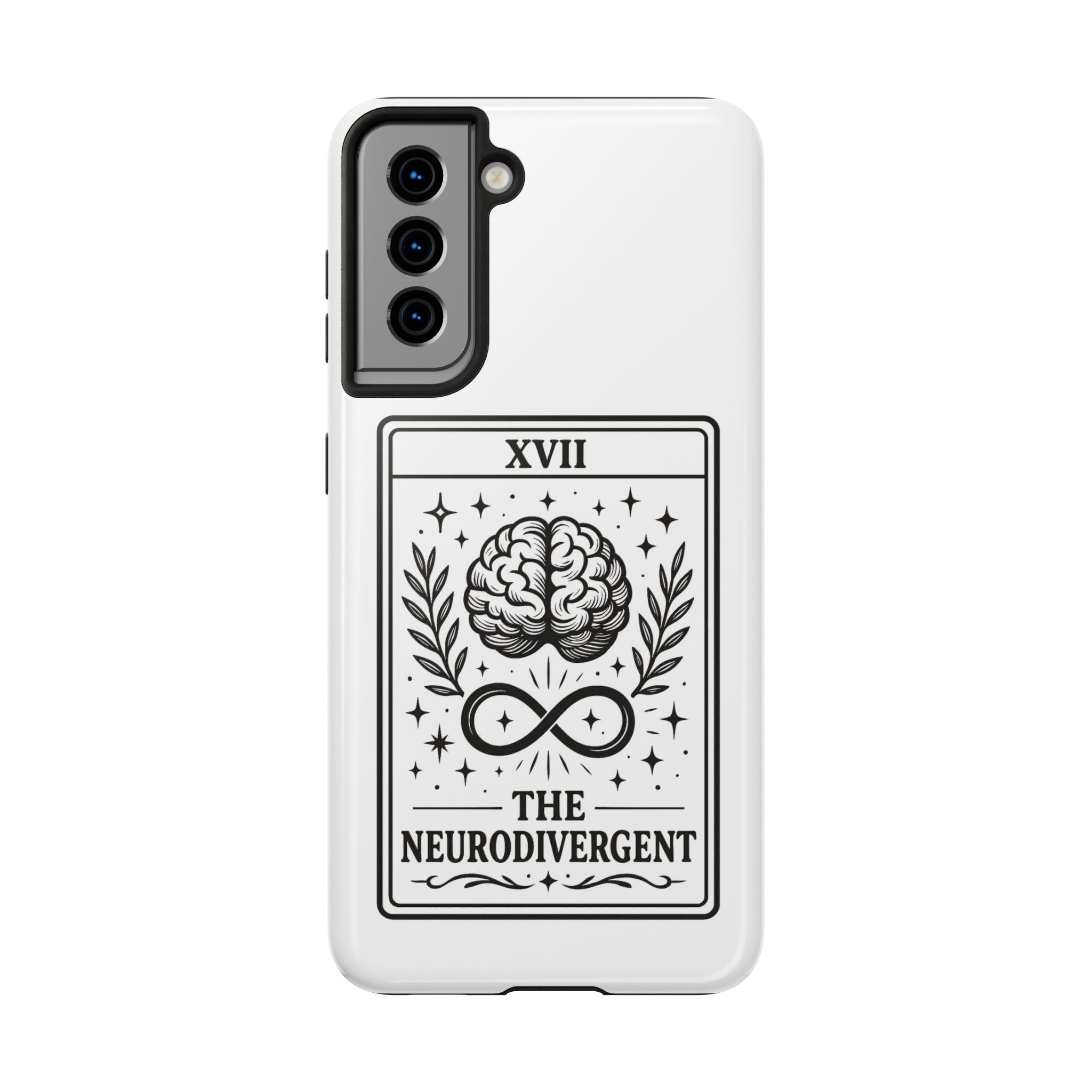The Neurodivergent Tarot Brain phone case | iPhone Samsung tough case