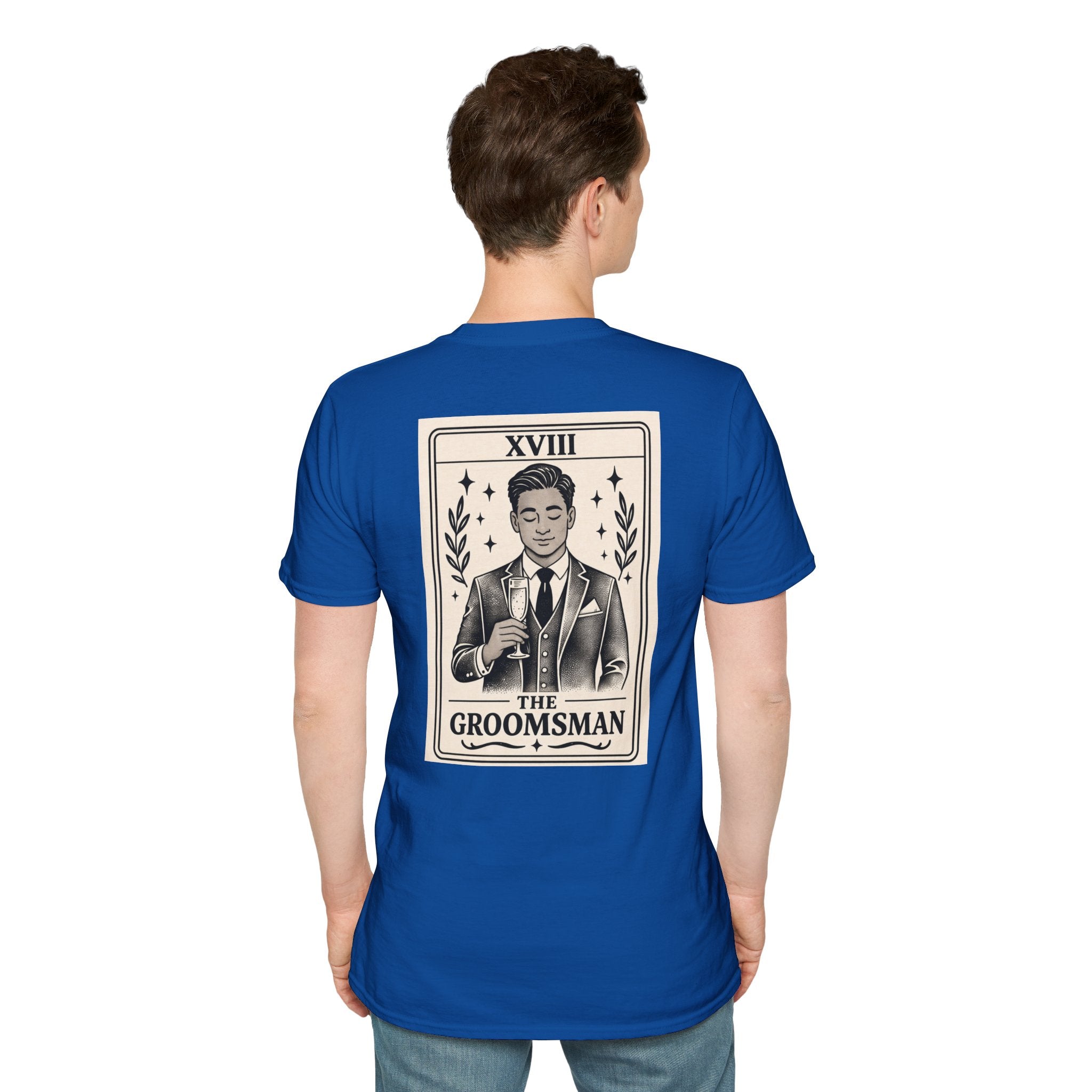 The Groomsman T-Shirt | Tarot Card Groom Illustration