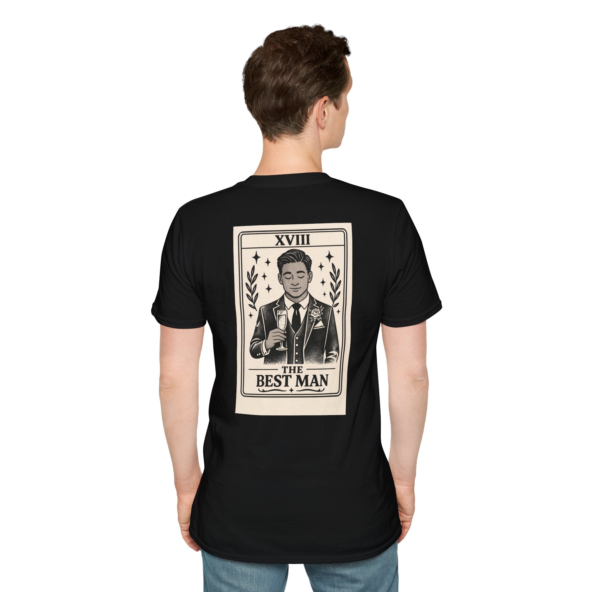 The Best Man Tarot Card T-Shirt | Groomsmen Wedding Party Tee