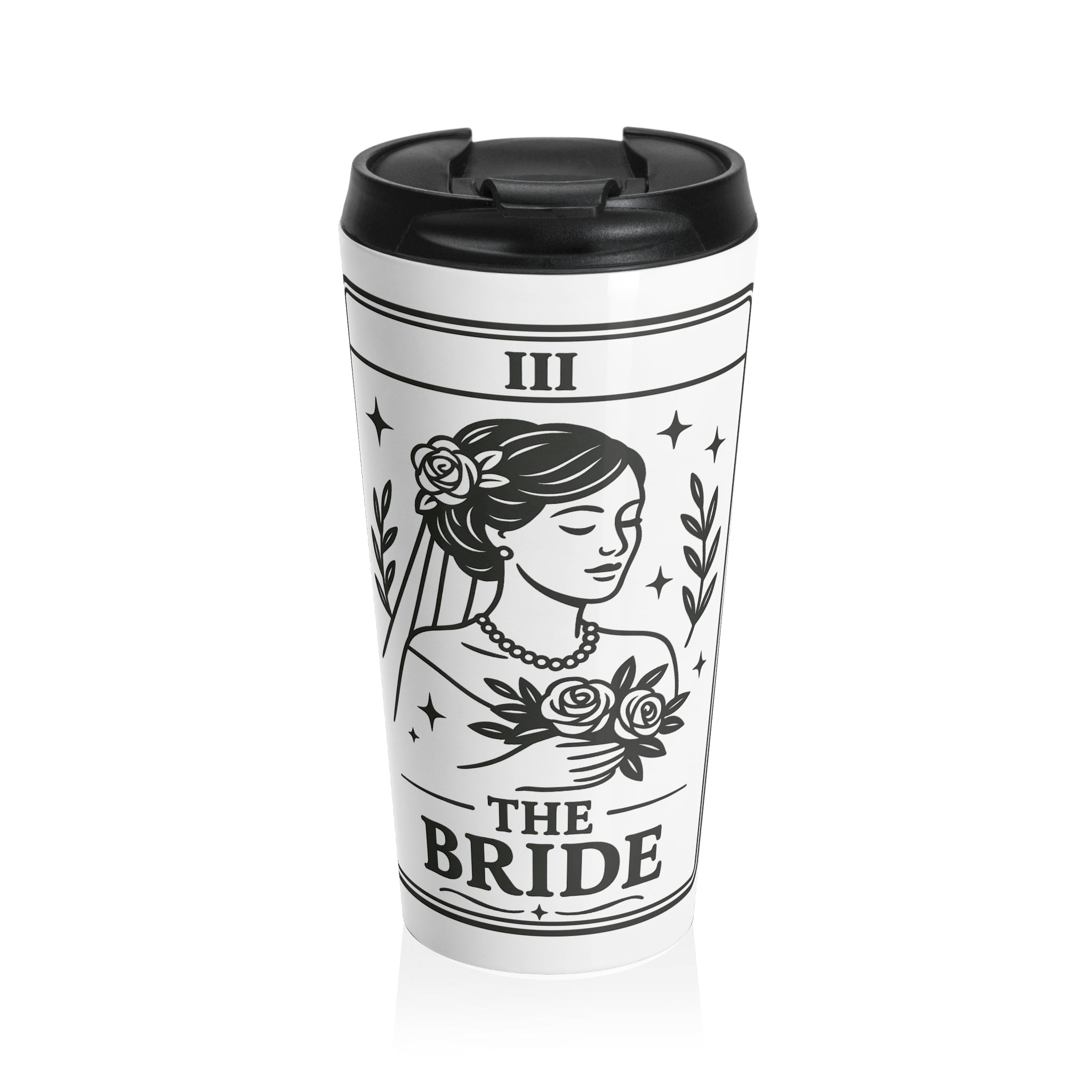 Bride Tarot Illustration Travel Mug | Stainless Steel Bridal Mug