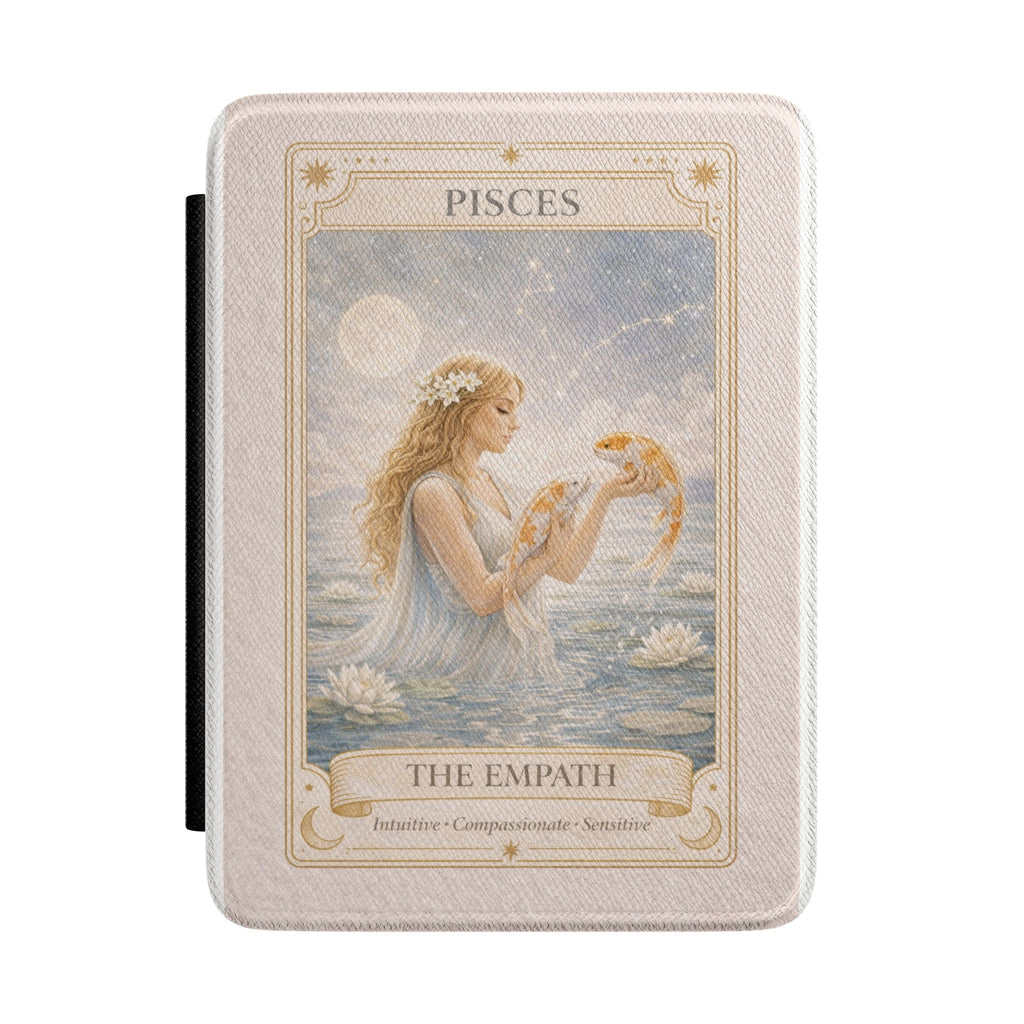 Pisces The Empath Tarot Illustration Kindle Case | Zodiac Kindle Cover