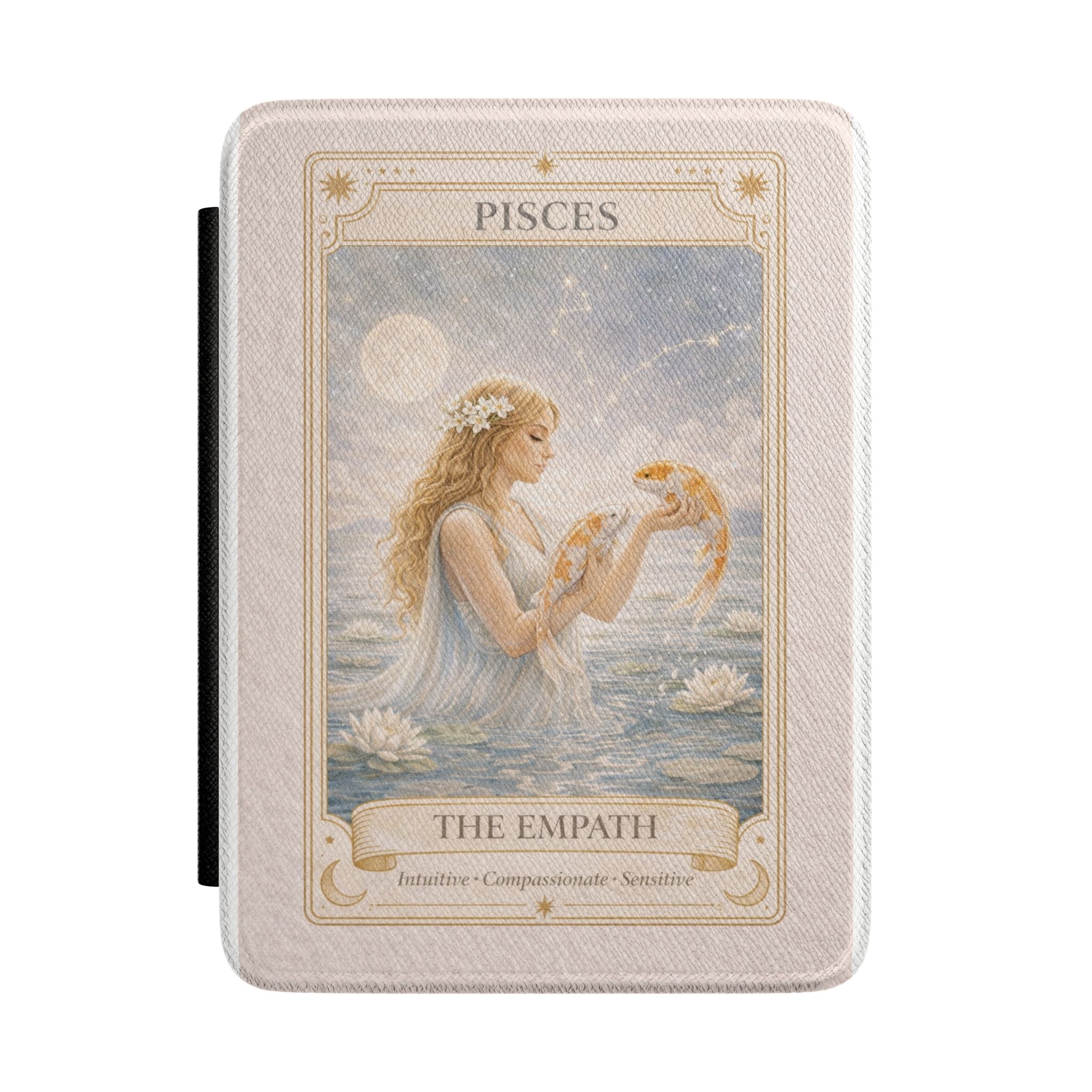 Pisces The Empath Tarot Illustration Kindle Case | Zodiac Kindle Cover