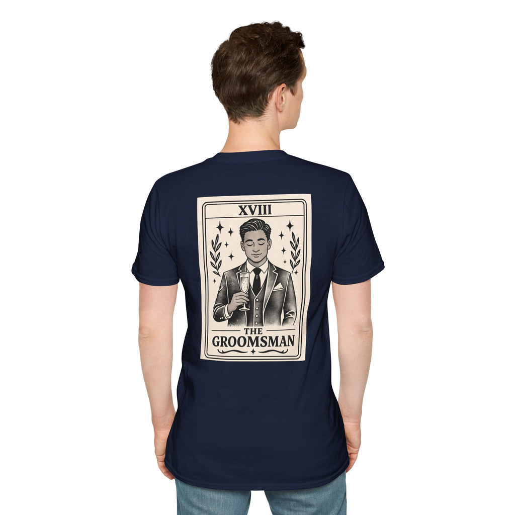 The Groomsman T-Shirt | Tarot Card Groom Illustration