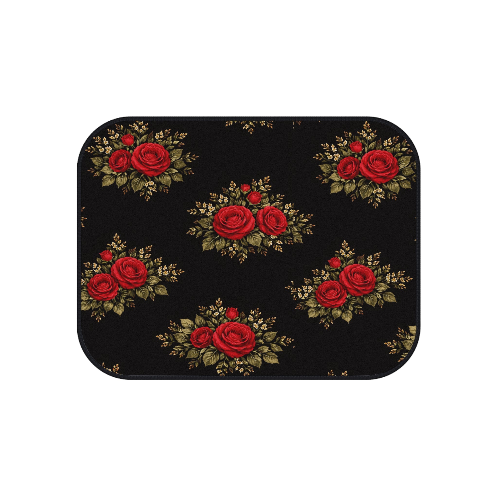 Copy of Vintage Red Rose Floral Car Mats