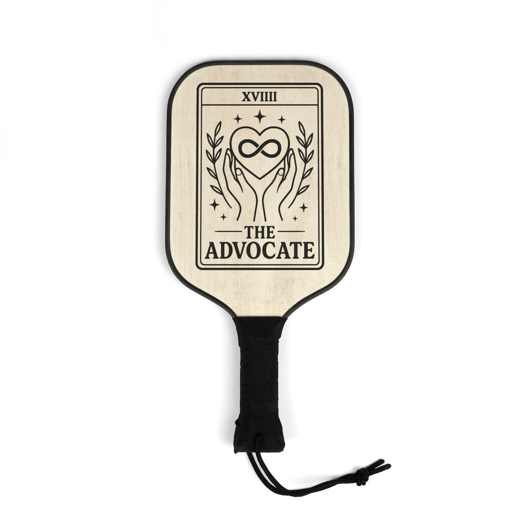 Tarot 'The Advocate' Pickleball Paddle | Pickleball Kit, Tarot Card Design