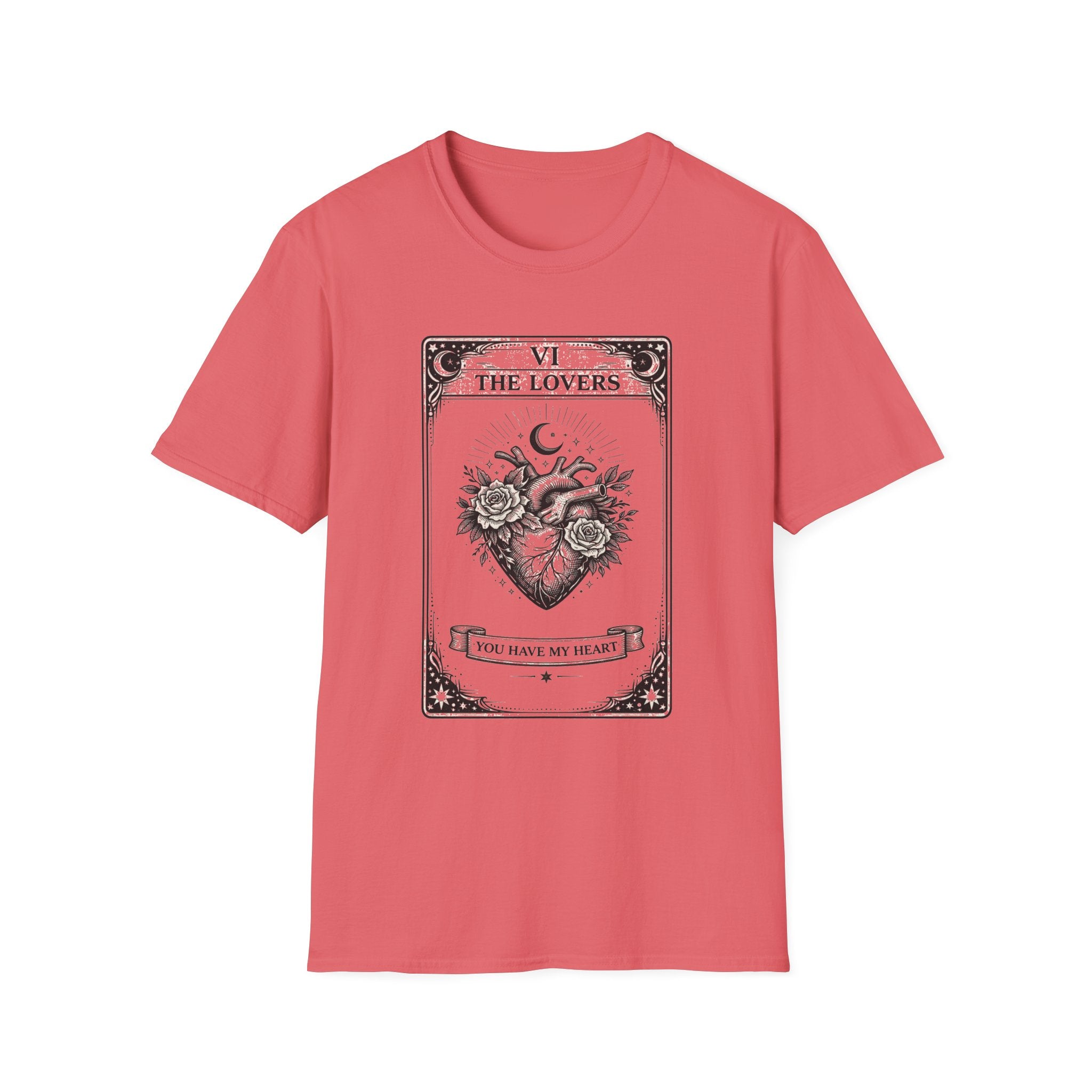 The Lovers Tarot Shirt You Have My Heart T Shirt Romantic Gift Vintage Tarot Graphic Tee