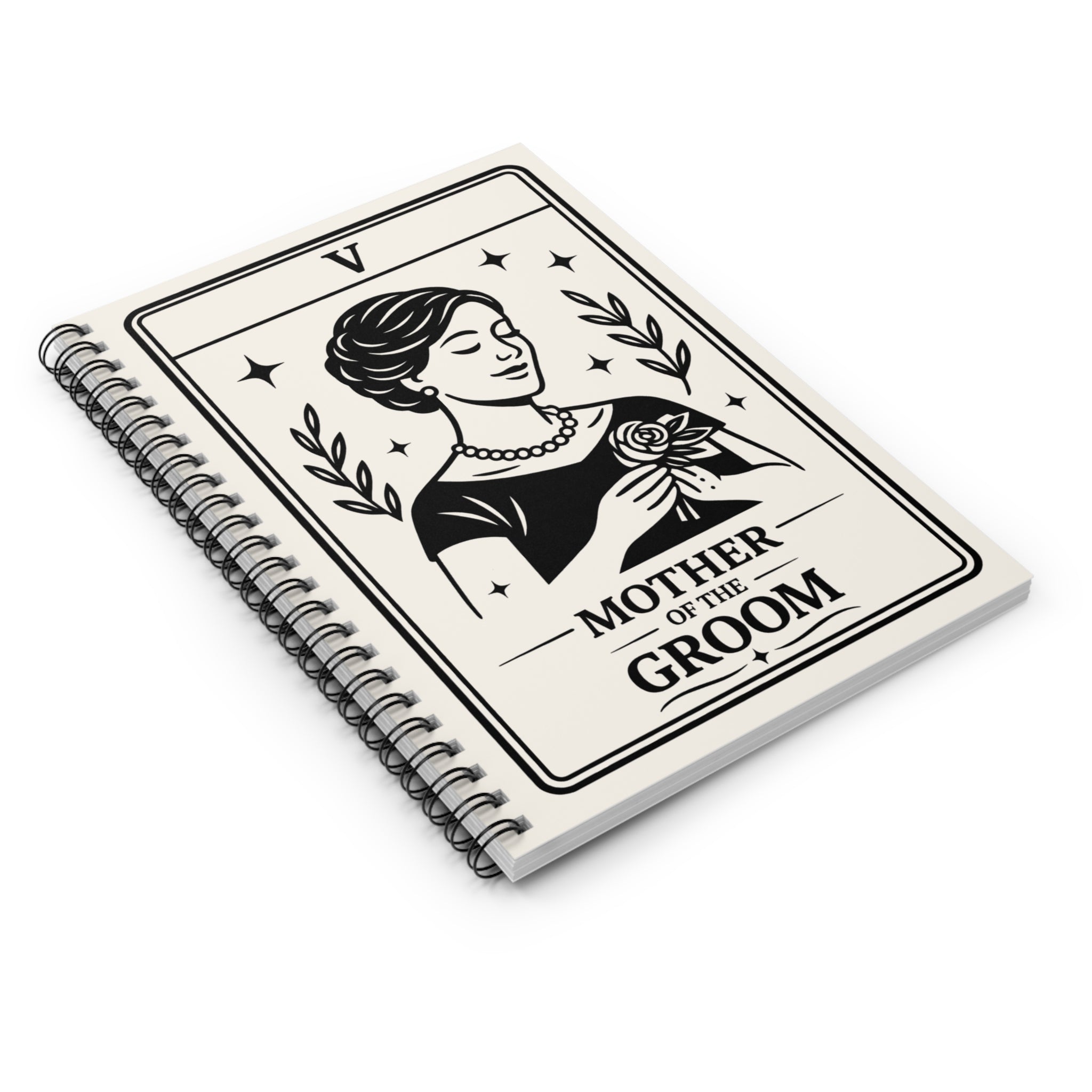Mother of the Groom Spiral Notebook | Wedding Mom Journal