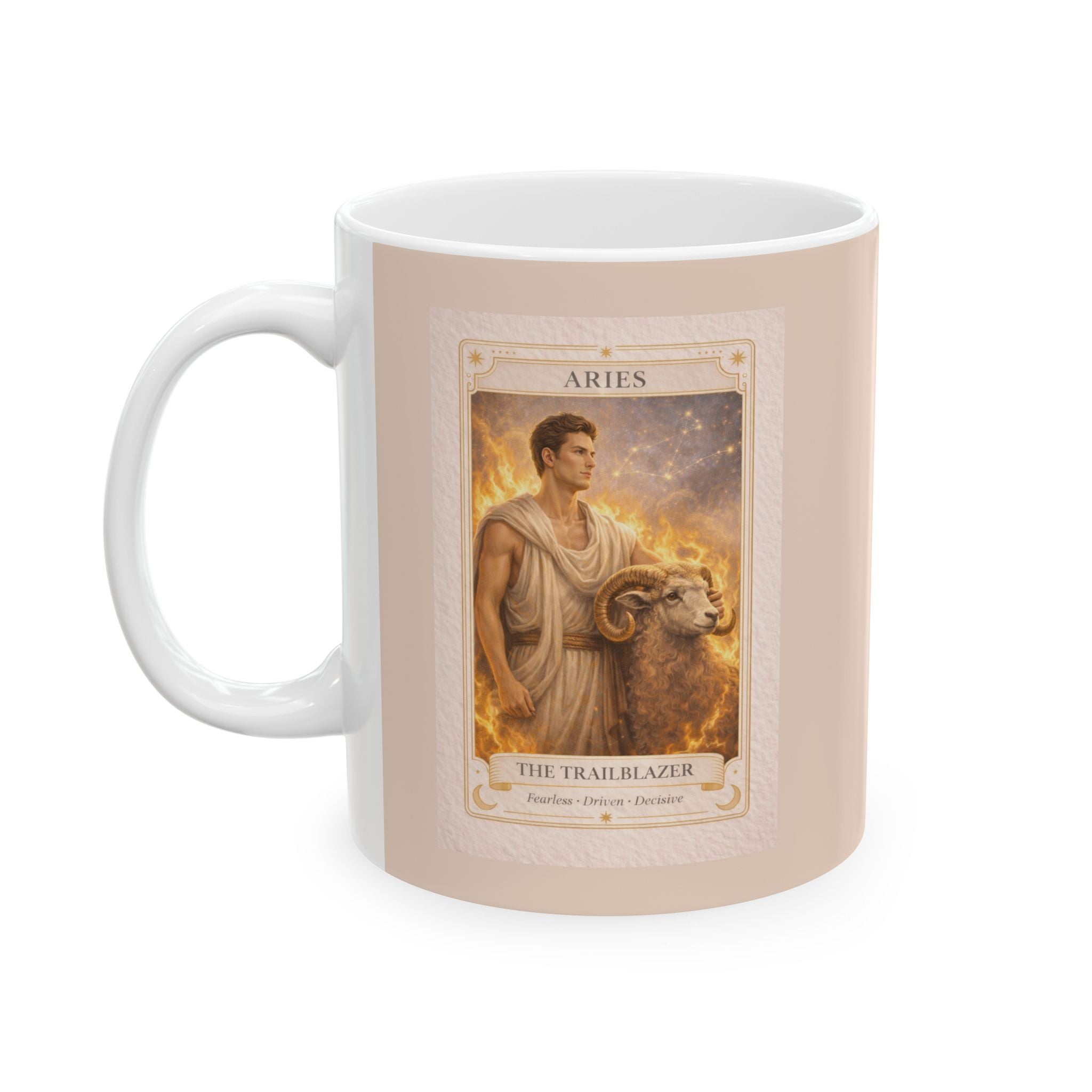 Aries Coffee Mug for Men - Aries Zodiac Mug - Aries Gift for Him - Astrology Mug - Horoscope Mug - Zodiac Coffee Mug - Aries Birthday Gif