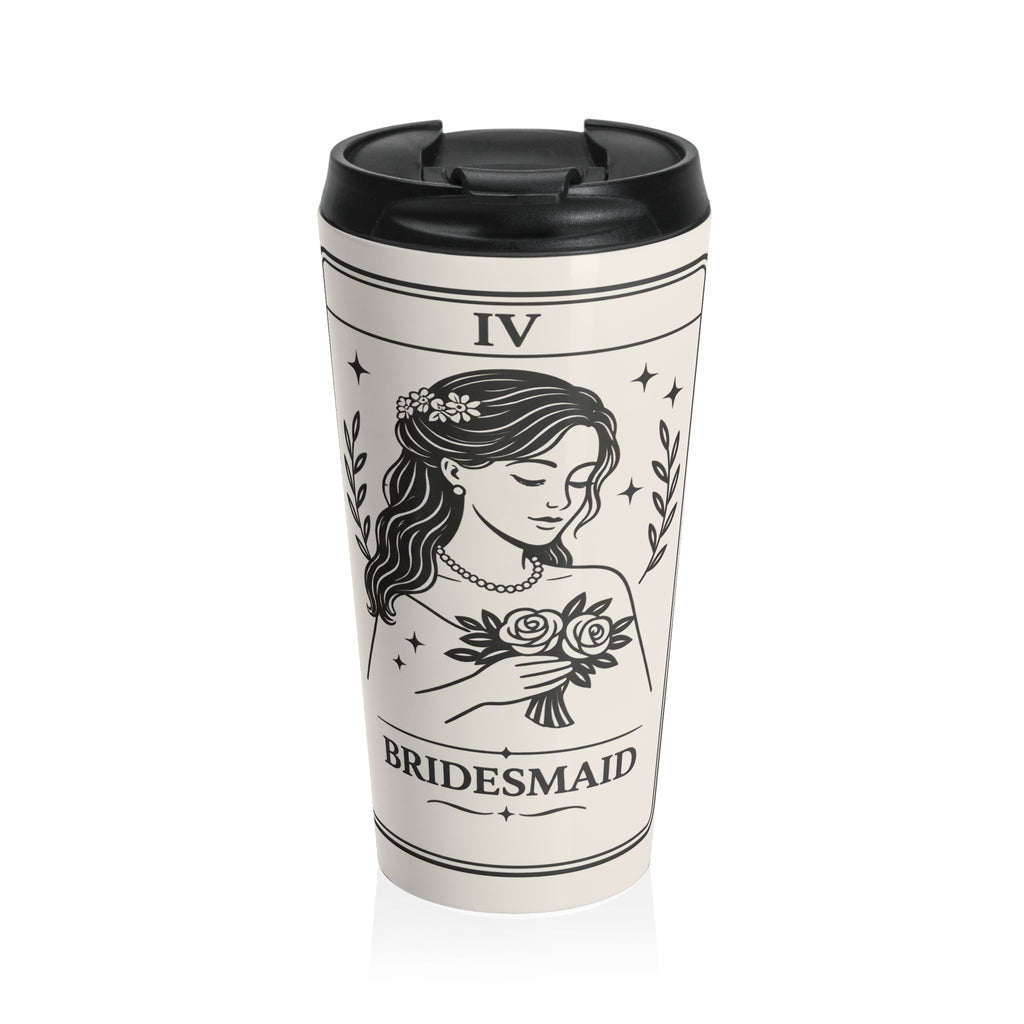 Bridesmaid Tarot Illustration Travel Mug | Bridal Party Stainless Steel