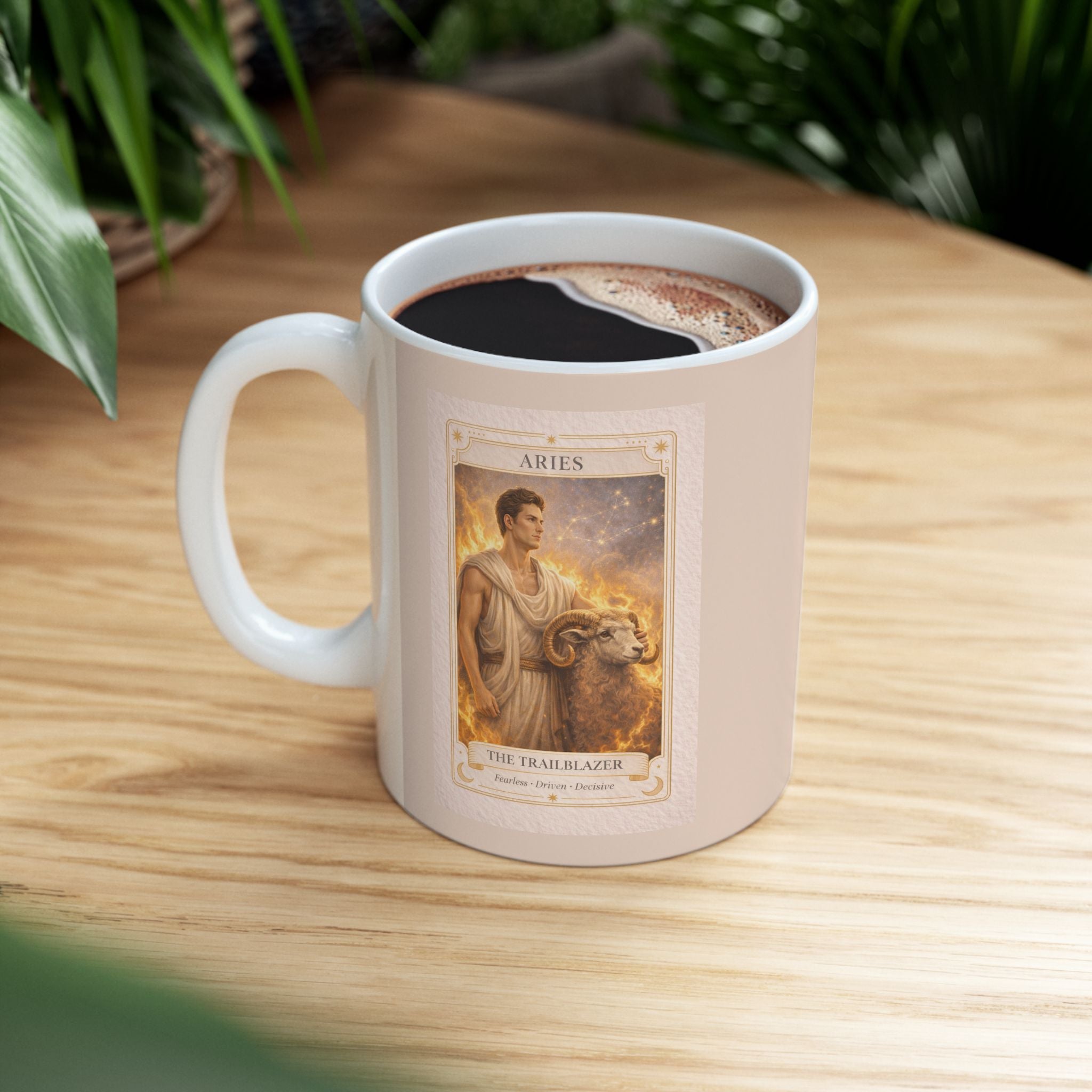 Aries Coffee Mug for Men - Aries Zodiac Mug - Aries Gift for Him - Astrology Mug - Horoscope Mug - Zodiac Coffee Mug - Aries Birthday Gif