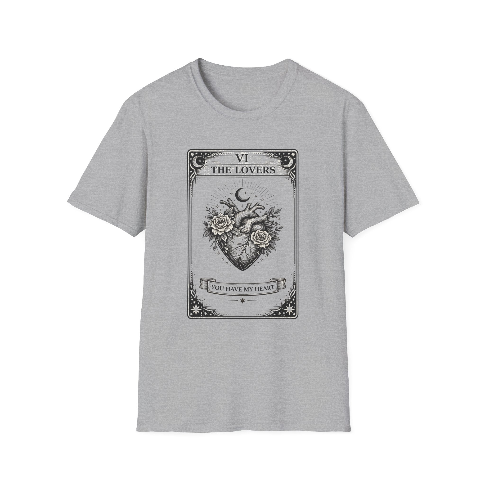 The Lovers Tarot Shirt You Have My Heart T Shirt Romantic Gift Vintage Tarot Graphic Tee