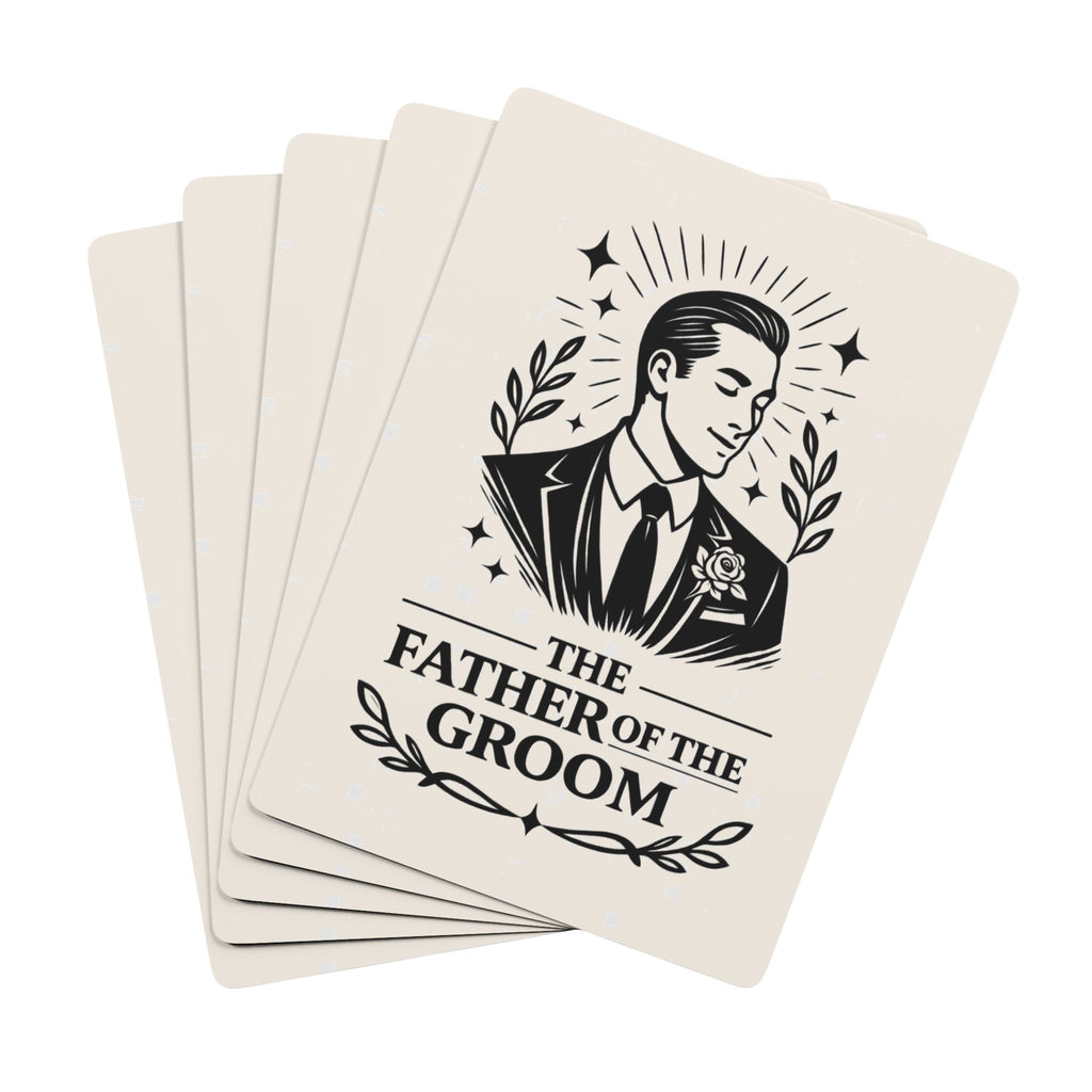 Father of the Groom Playing Cards | Wedding Poker Deck