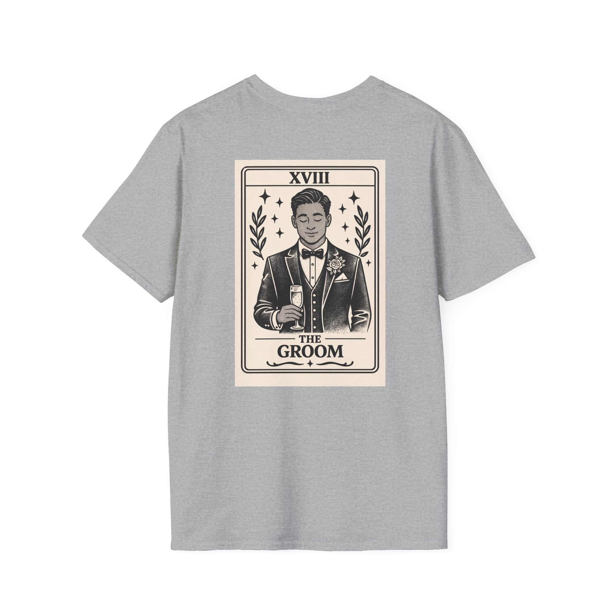 The Groom Tarot Card T-Shirt | Groom Illustration, Wedding Theme