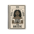 Tarot Bride Illustration Notebook | Spiral Ruled Journal
