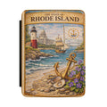 Rhode Island Lighthouse Anchor Seashells Kindle Case | Coastal State Cover