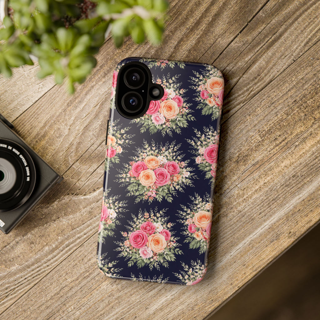 Vintage Rose Bouquet Phone Case | Floral iPhone Cover