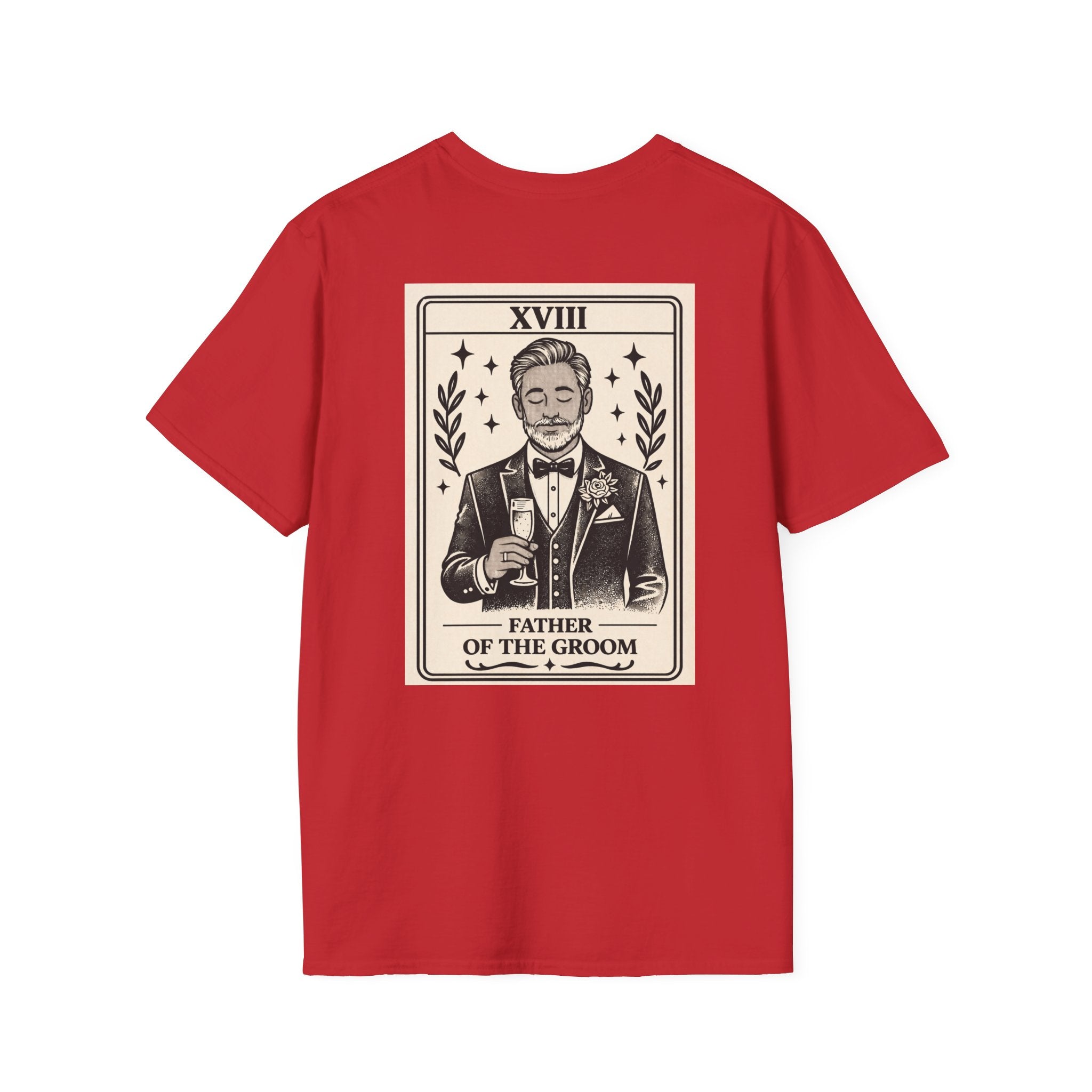 Father of the Groom T-Shirt | Tarot Card Illustration, Wedding Party Shirt