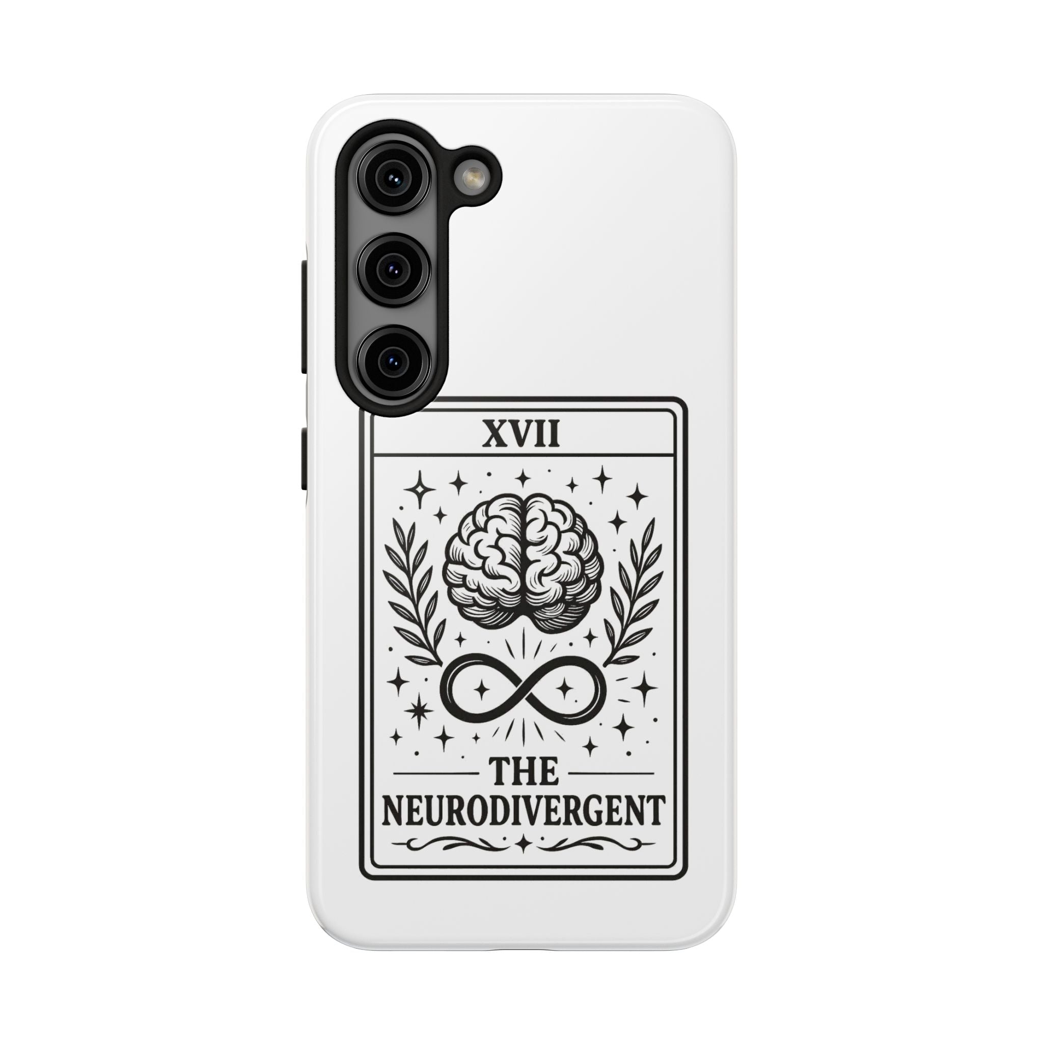The Neurodivergent Tarot Brain phone case | iPhone Samsung tough case
