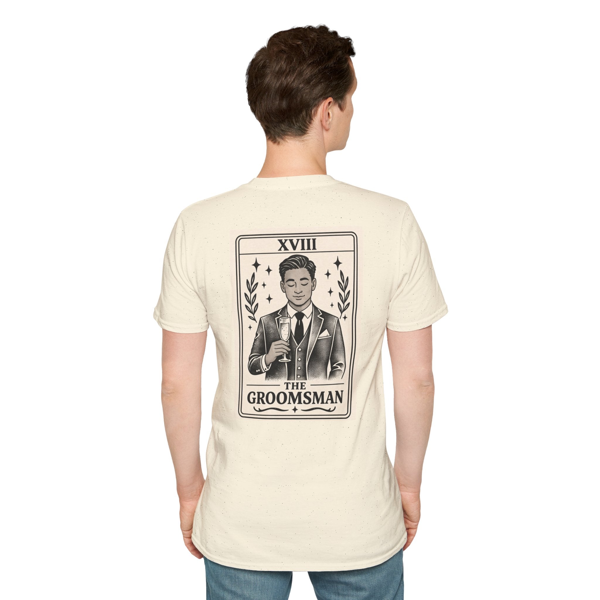 The Groomsman T-Shirt | Tarot Card Groom Illustration