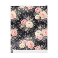 Vintage Pink Roses Wrapping Paper | Floral Gift Wrap Roll
