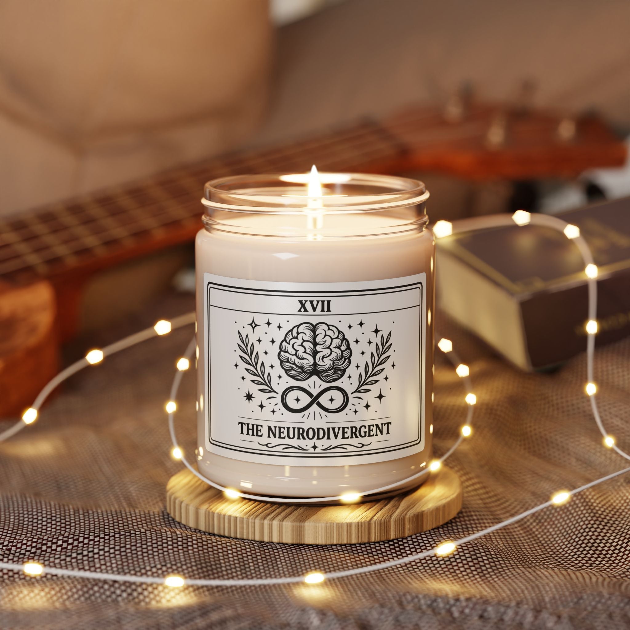 The Neurodivergent Brain Candle soy candle | 9oz scented jar