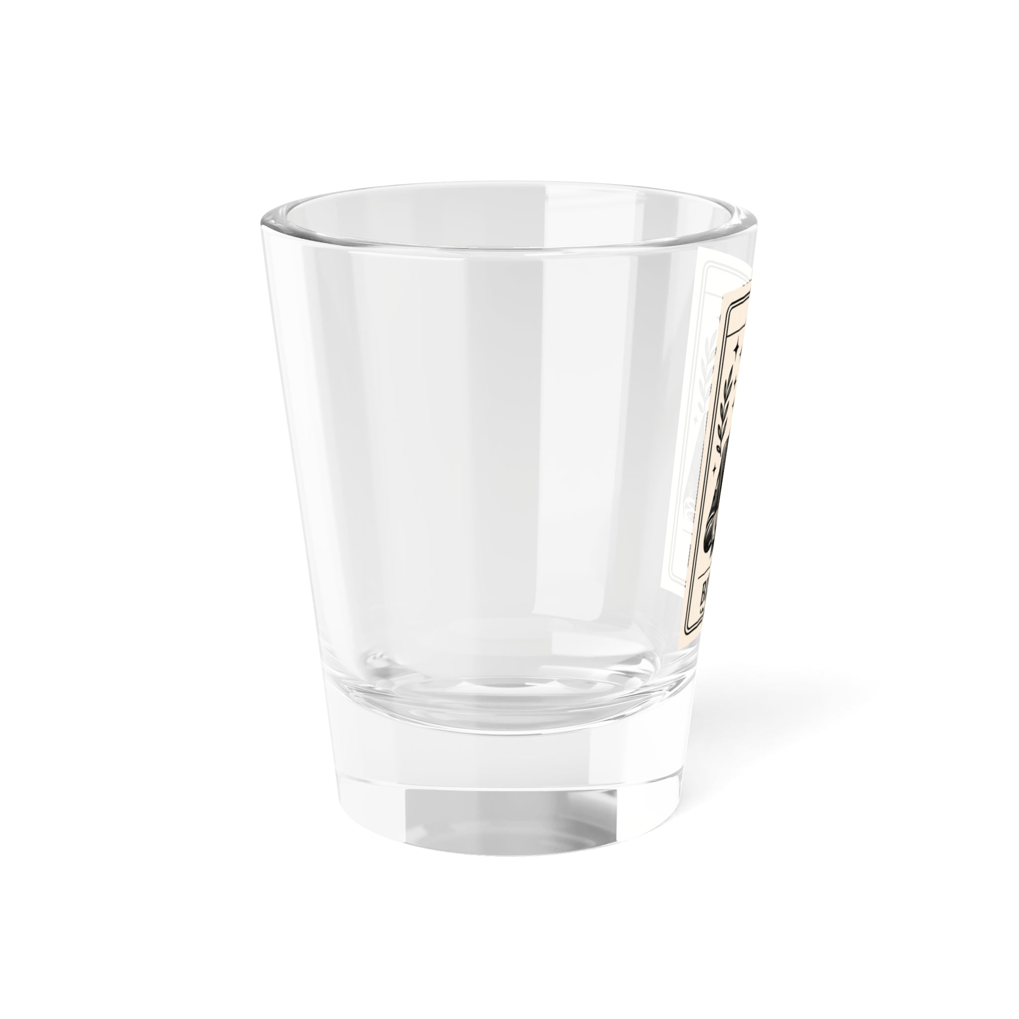 The Best Man Tarot Style Illustration Shot Glass | 1.5oz