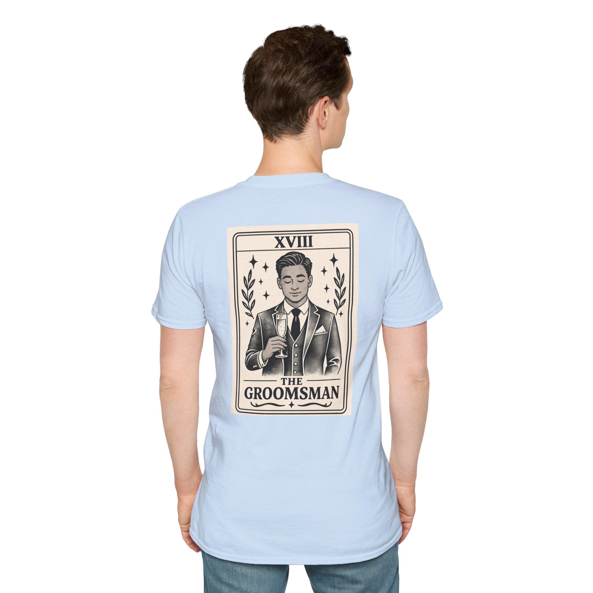 The Groomsman T-Shirt | Tarot Card Groom Illustration