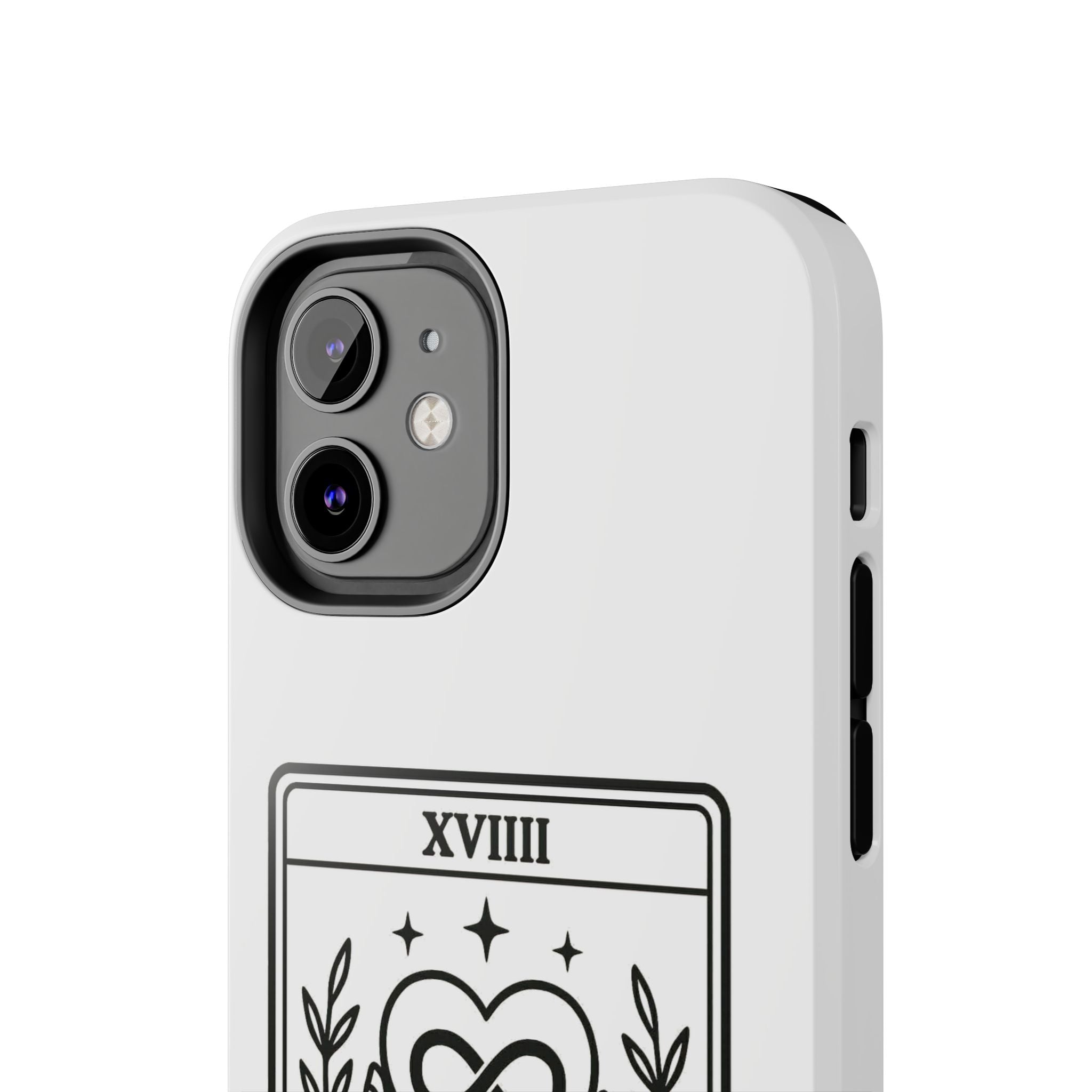 The Advocate tarot card Phone Case | infinity heart hands design