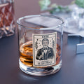 Father of the Groom Tarot Card Rocks Glass | 10oz Whiskey Glass