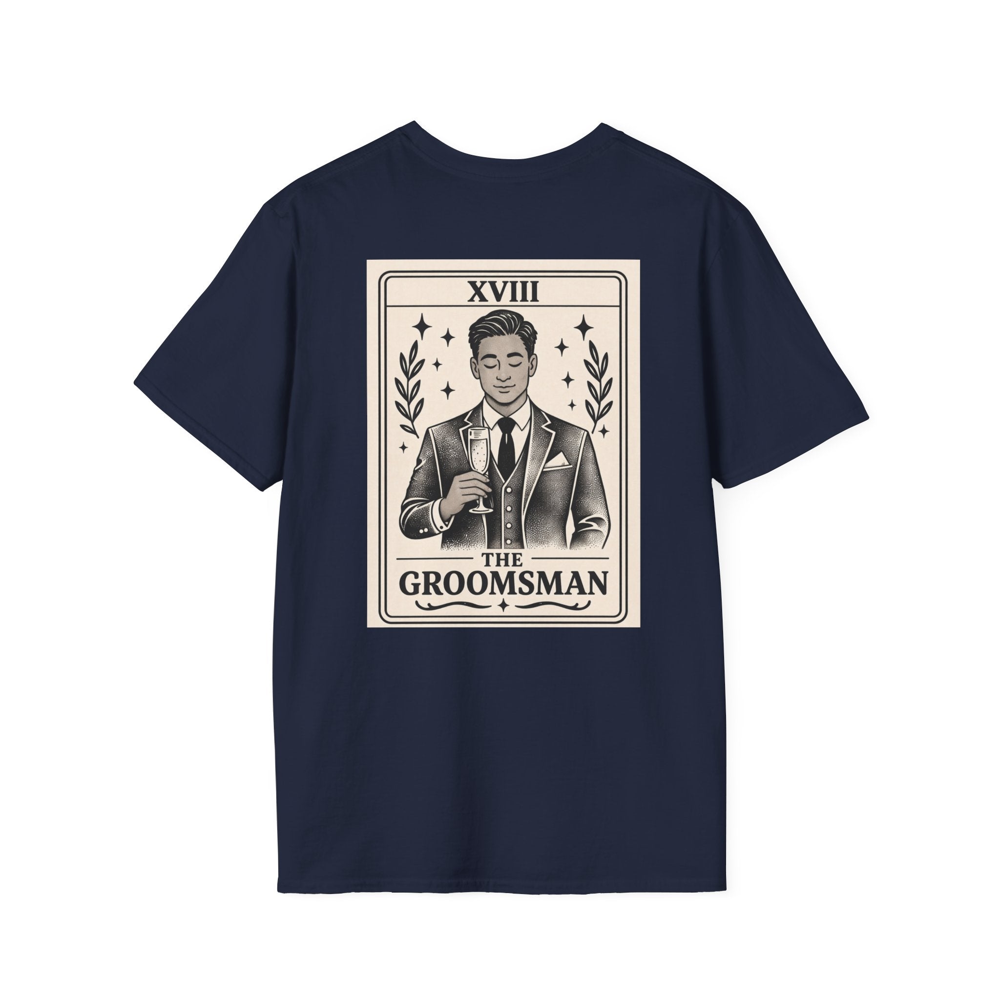 The Groomsman T-Shirt | Tarot Card Groom Illustration
