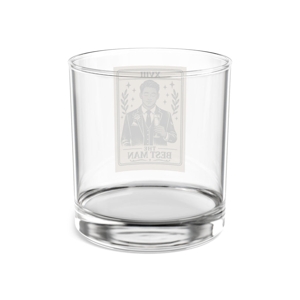 Tarot 'The Best Man' Rocks Glass | 10oz Whiskey Tumbler