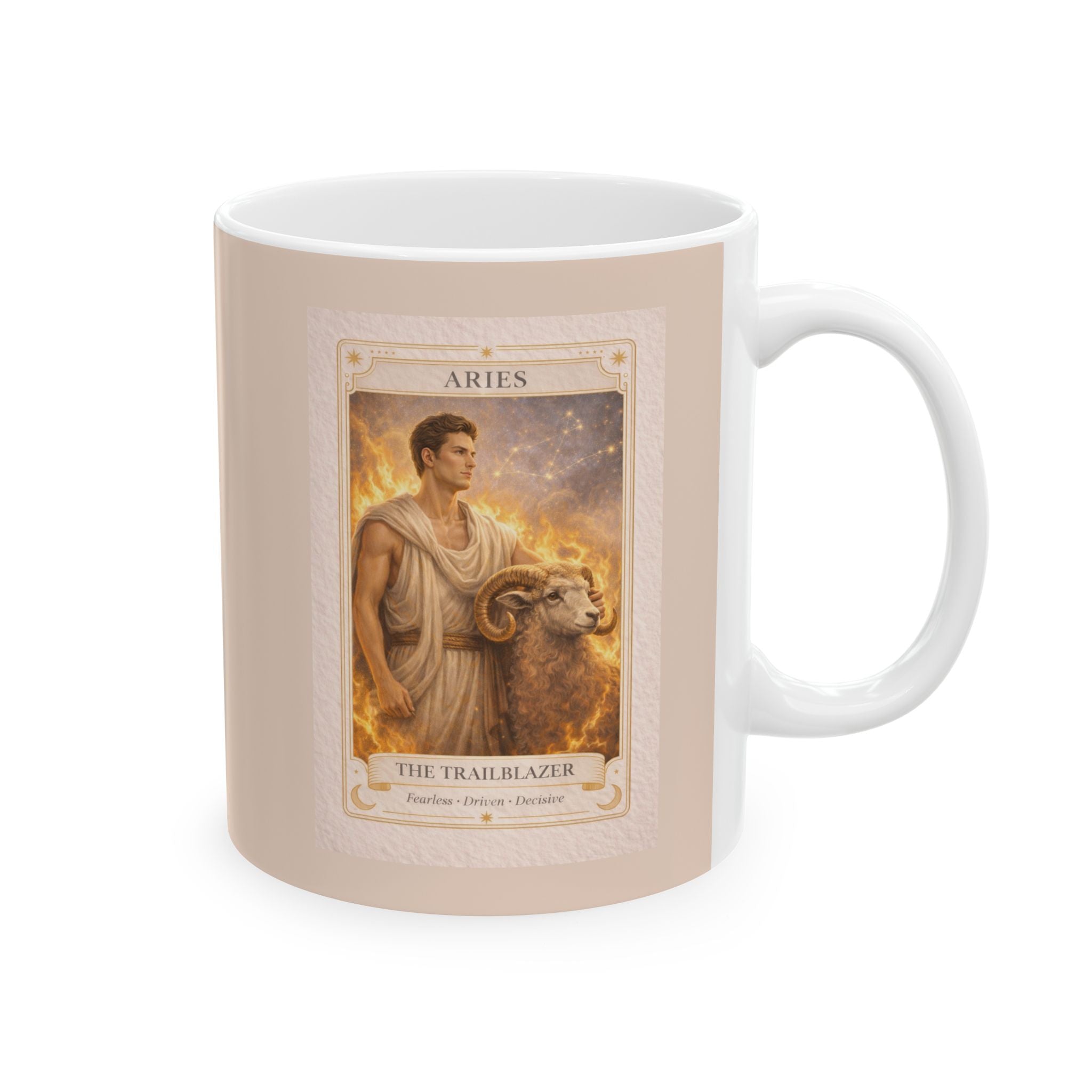 Aries Coffee Mug for Men - Aries Zodiac Mug - Aries Gift for Him - Astrology Mug - Horoscope Mug - Zodiac Coffee Mug - Aries Birthday Gif