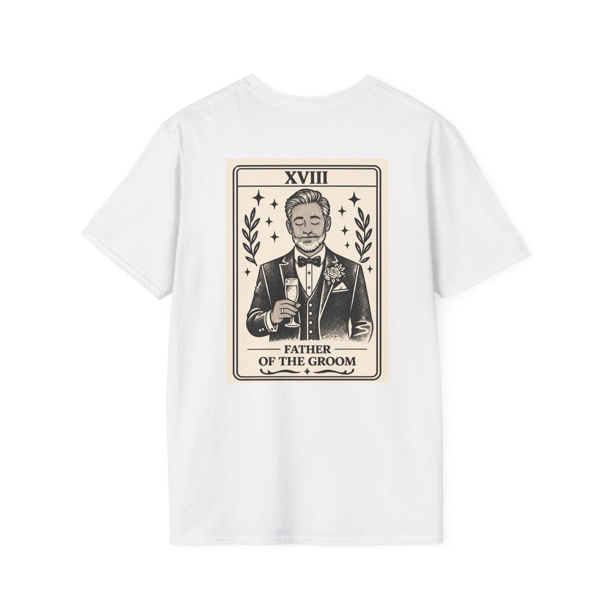 Father of the Groom T-Shirt | Tarot Card Illustration, Wedding Party Shirt