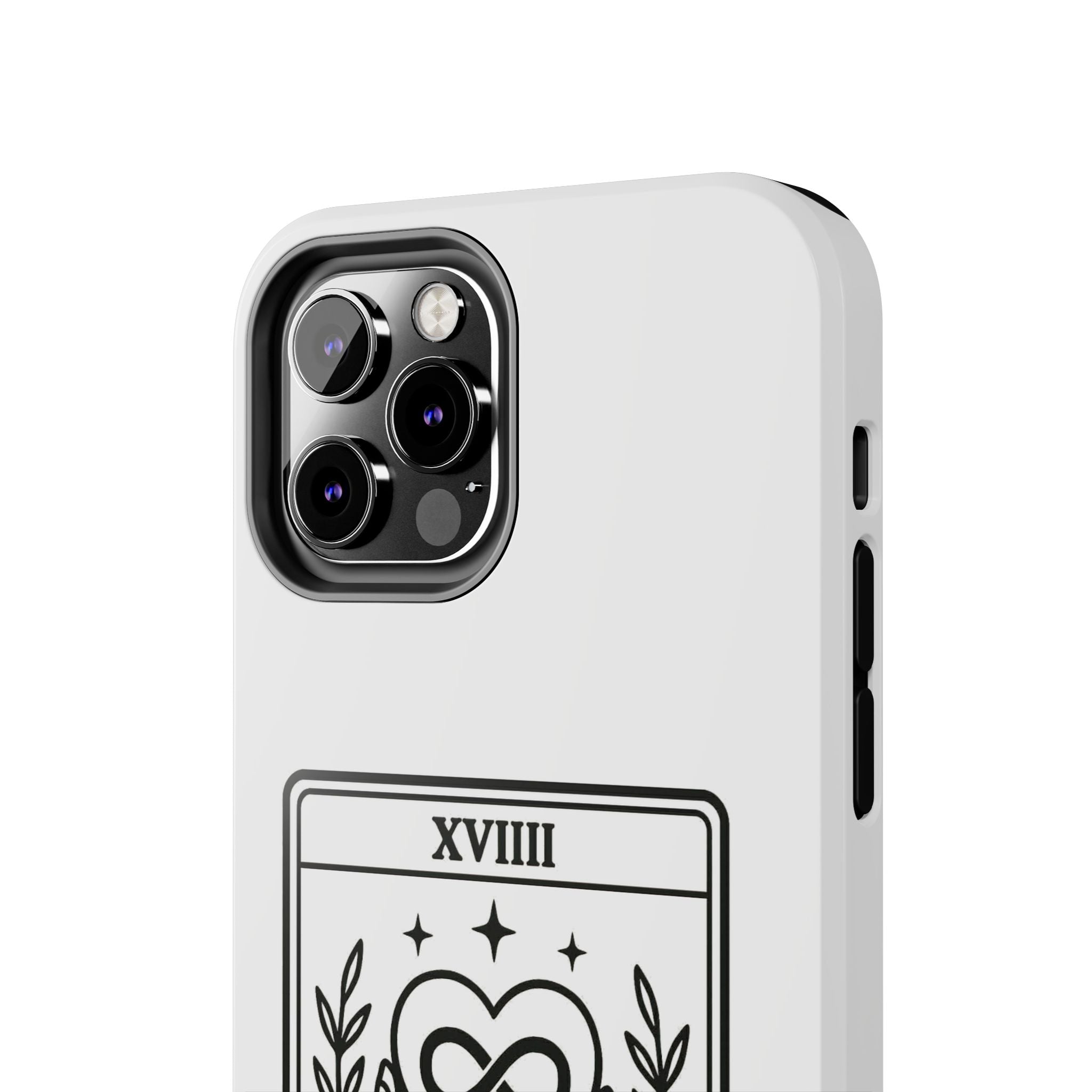 The Advocate tarot card Phone Case | infinity heart hands design