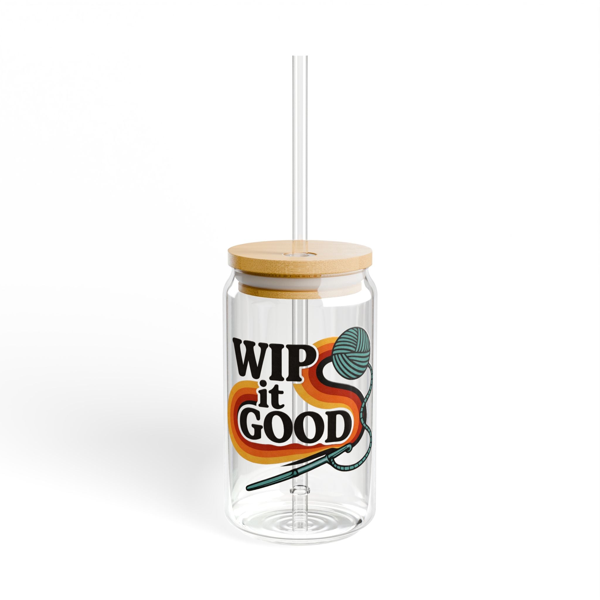 Wip It Good Sipper Glass | 16oz