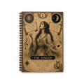 Vintage Opera Singer Spiral Notebook | Ruled Journal, Music Illustration