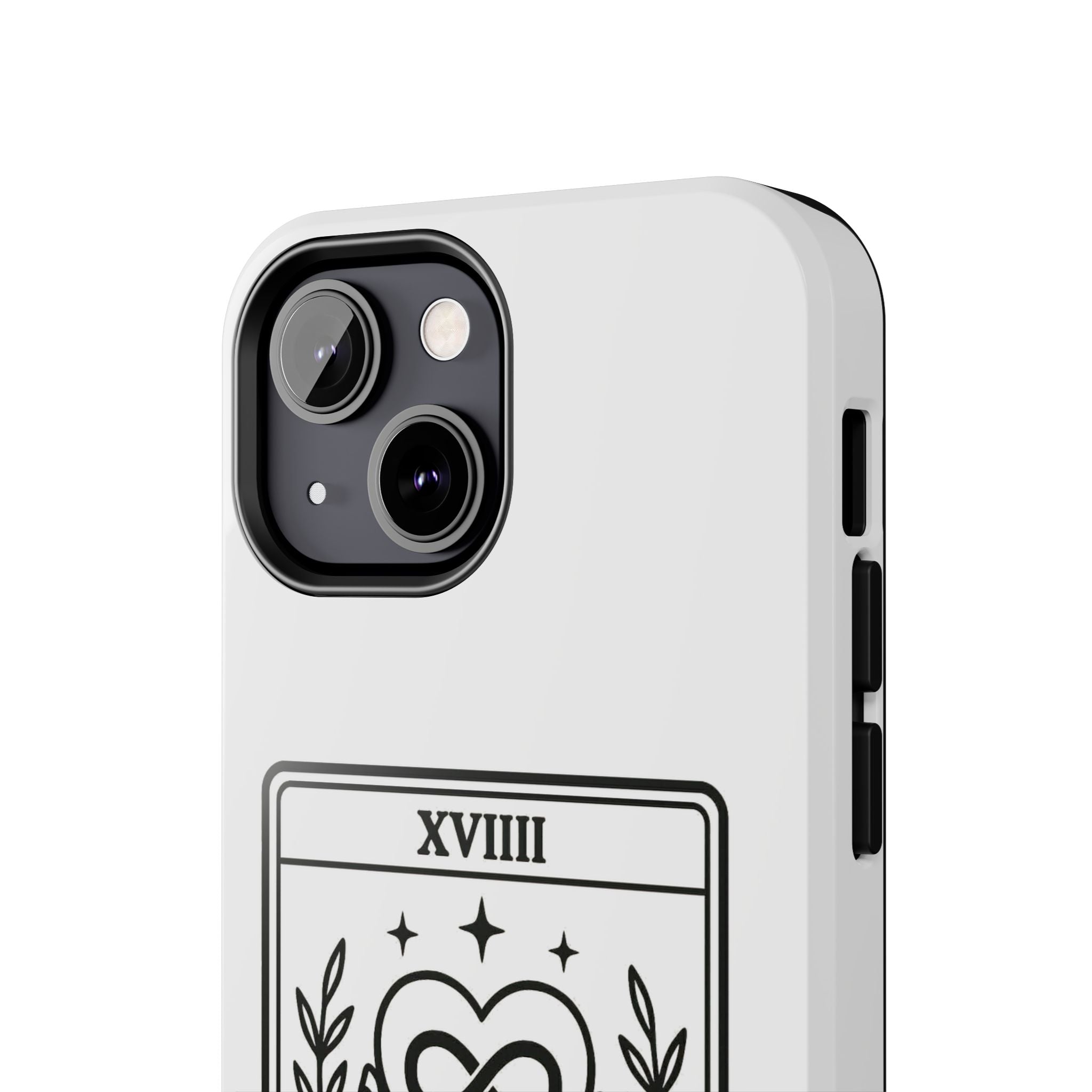 The Advocate tarot card Phone Case | infinity heart hands design