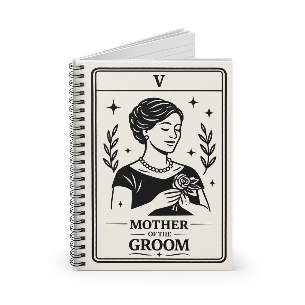 Mother of the Groom Spiral Notebook | Wedding Mom Journal