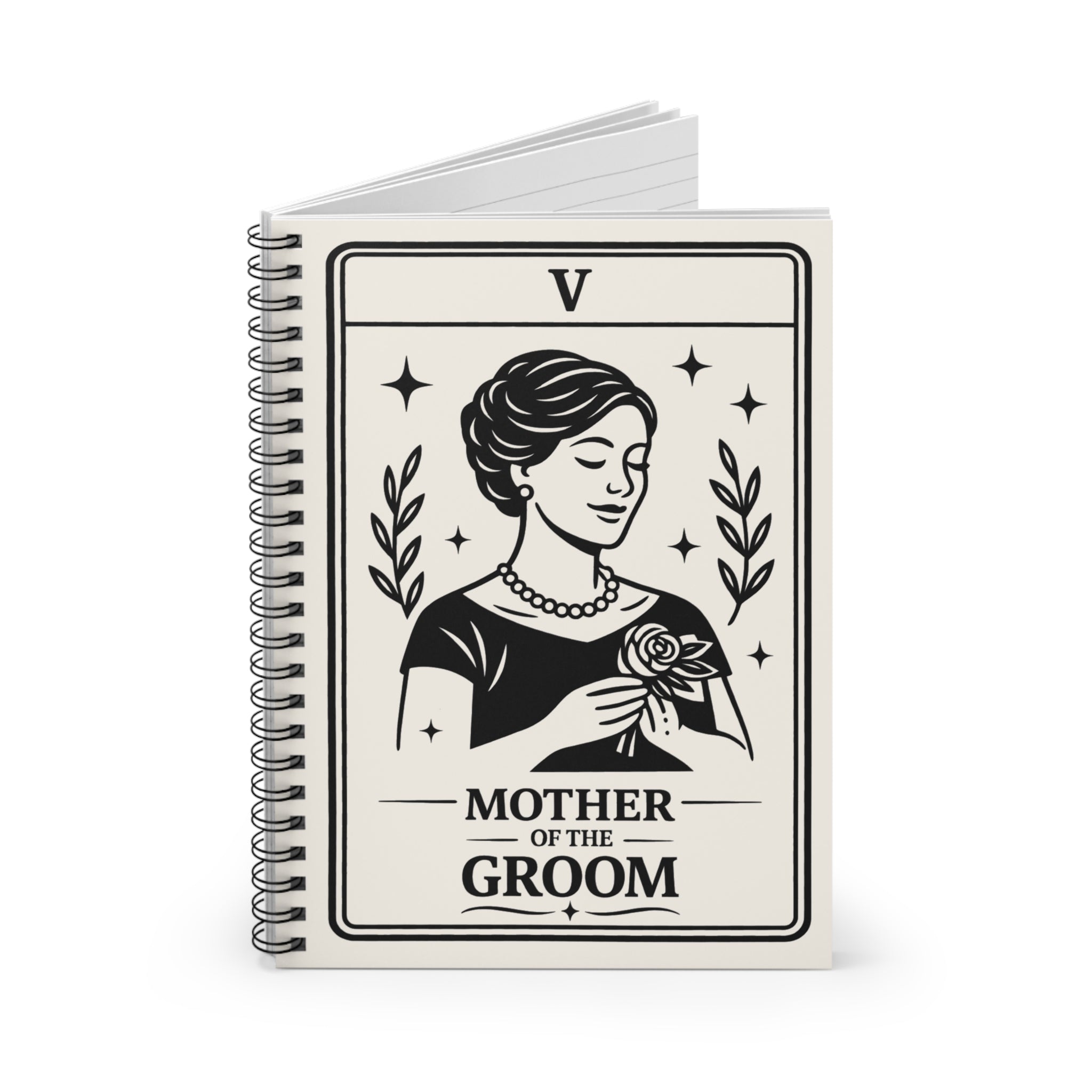 Mother of the Groom Spiral Notebook | Wedding Mom Journal