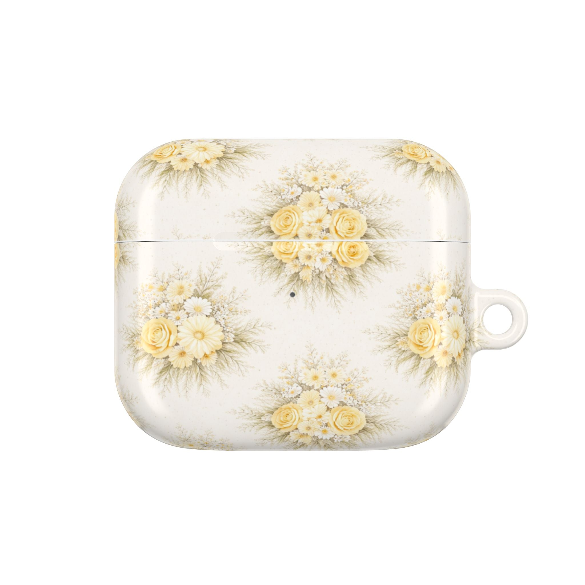 Yellow Rose Bouquet AirPod Case | Vintage Floral Pattern