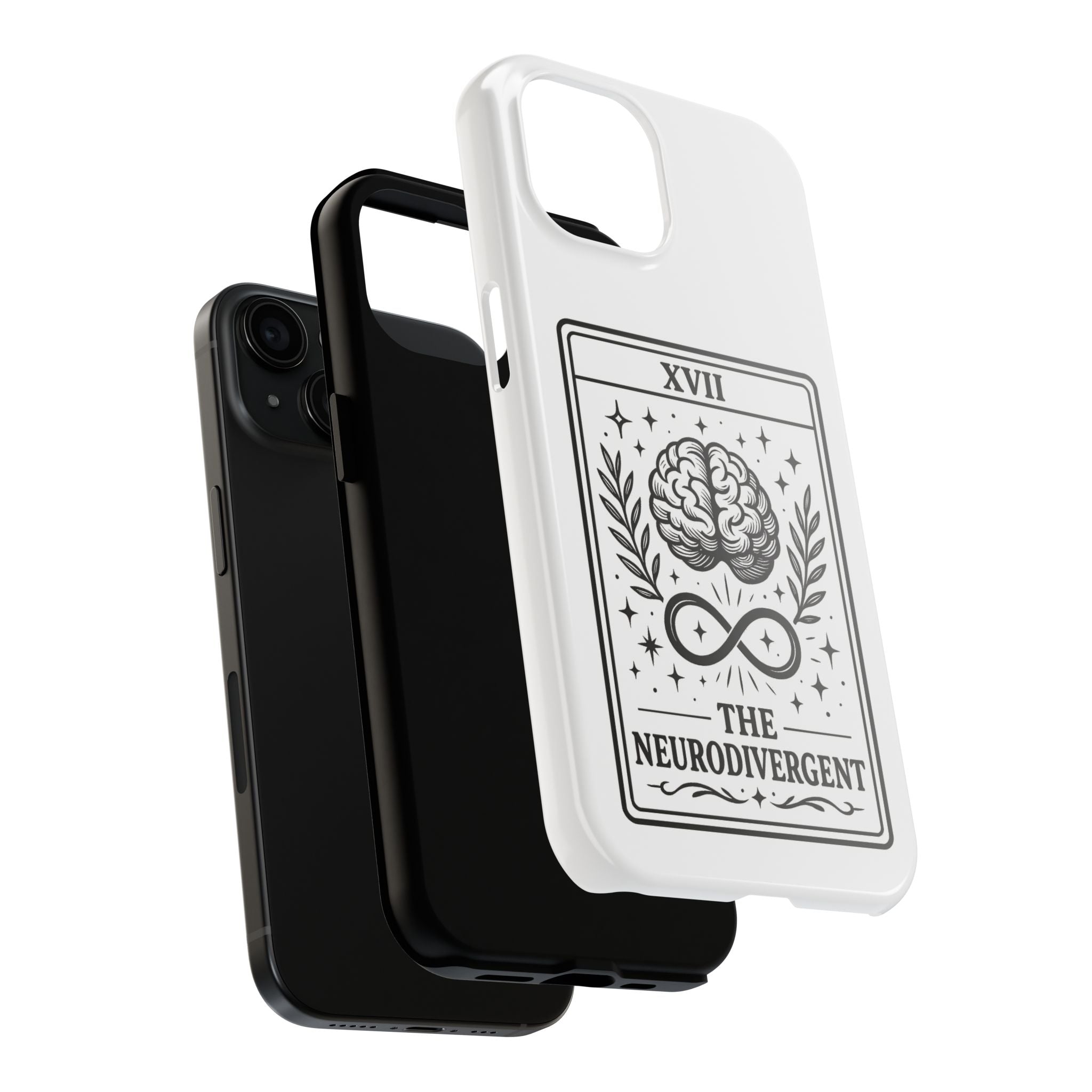 The Neurodivergent Tarot Brain phone case | iPhone Samsung tough case