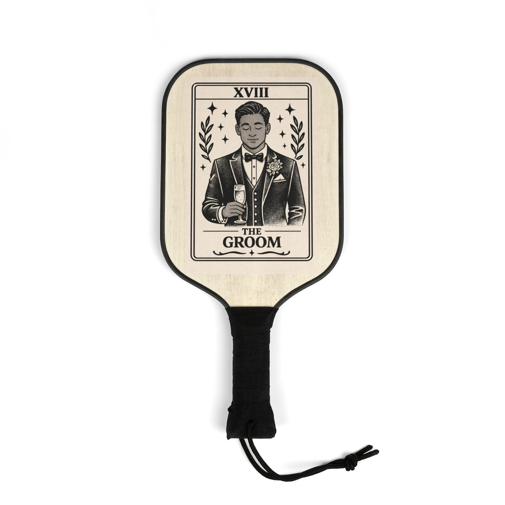 Groom Tarot Card Pickleball Paddle
