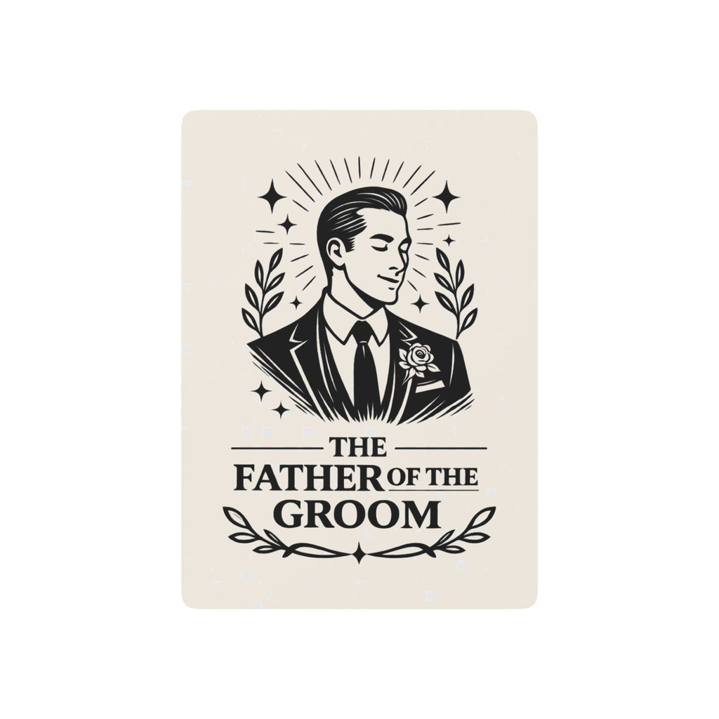 Father of the Groom Playing Cards | Wedding Poker Deck