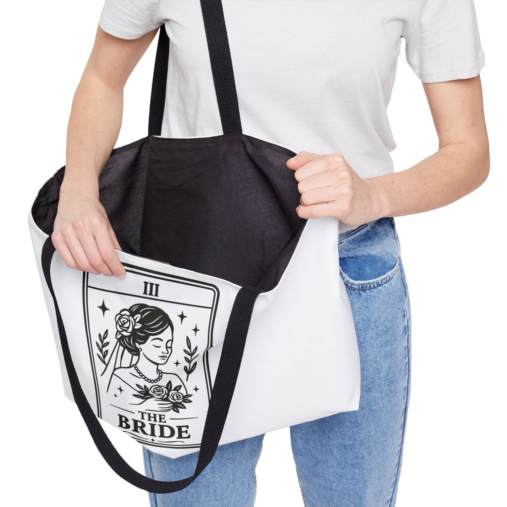 The Bride tarot illustration Weekender Tote Bag | bridal tarot artwork, bachelorette accessory