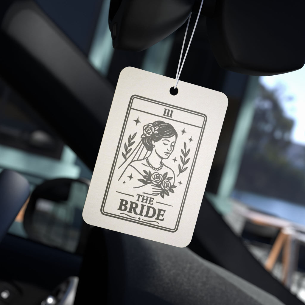 Tarot Bride Illustration Car Air Freshener | Bridal Tarot Card Scent